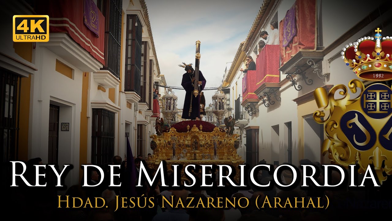 4K | REY DE MISERICORDIA - NAZARENO ARAHAL | MADRUGÁ [Banda Nazareno Arahal] 2025