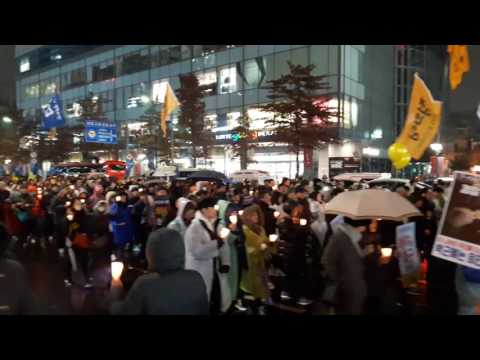 11월 26일 대구 박근혜 퇴진 촛불집회
