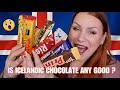Trying icelandic chocolate  for the first time  food taste test 