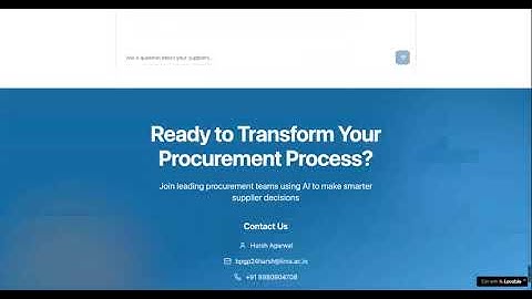 Streamline Supplier Evaluation with PULSE 🚀