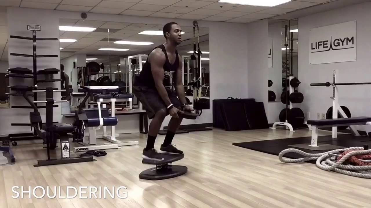 How to Work Your Legs & Core With StrongBoard Balance Board - YouTube