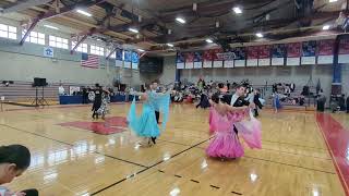 Brown Ballroom 2025 Standard Gold Waltz Quickstep Final