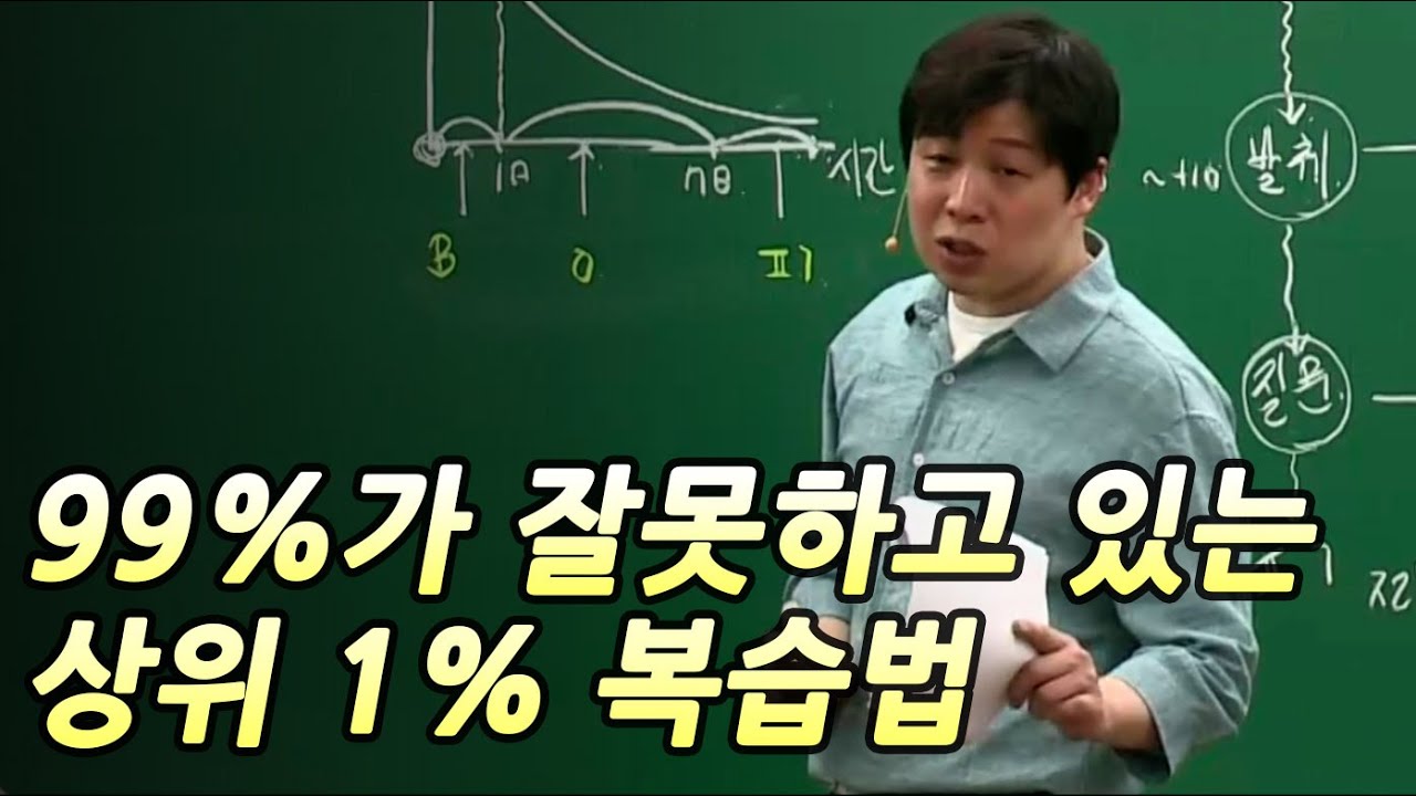 그냥 이렇게 복습하면 안 떨어집니다.