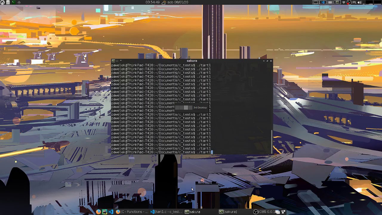 Simple2D library and C