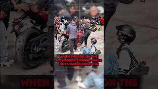 Celebrity When the Girl on the Motorbike Stopped, Many Boys Wealth