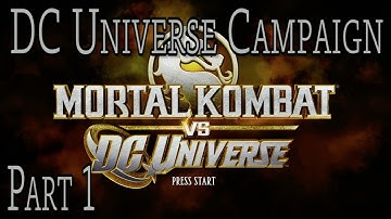 Mortal Kombat vs DC Universe (DC Universe Campaign) Walkthrough | Part 1 - Chapter 1: The Flash