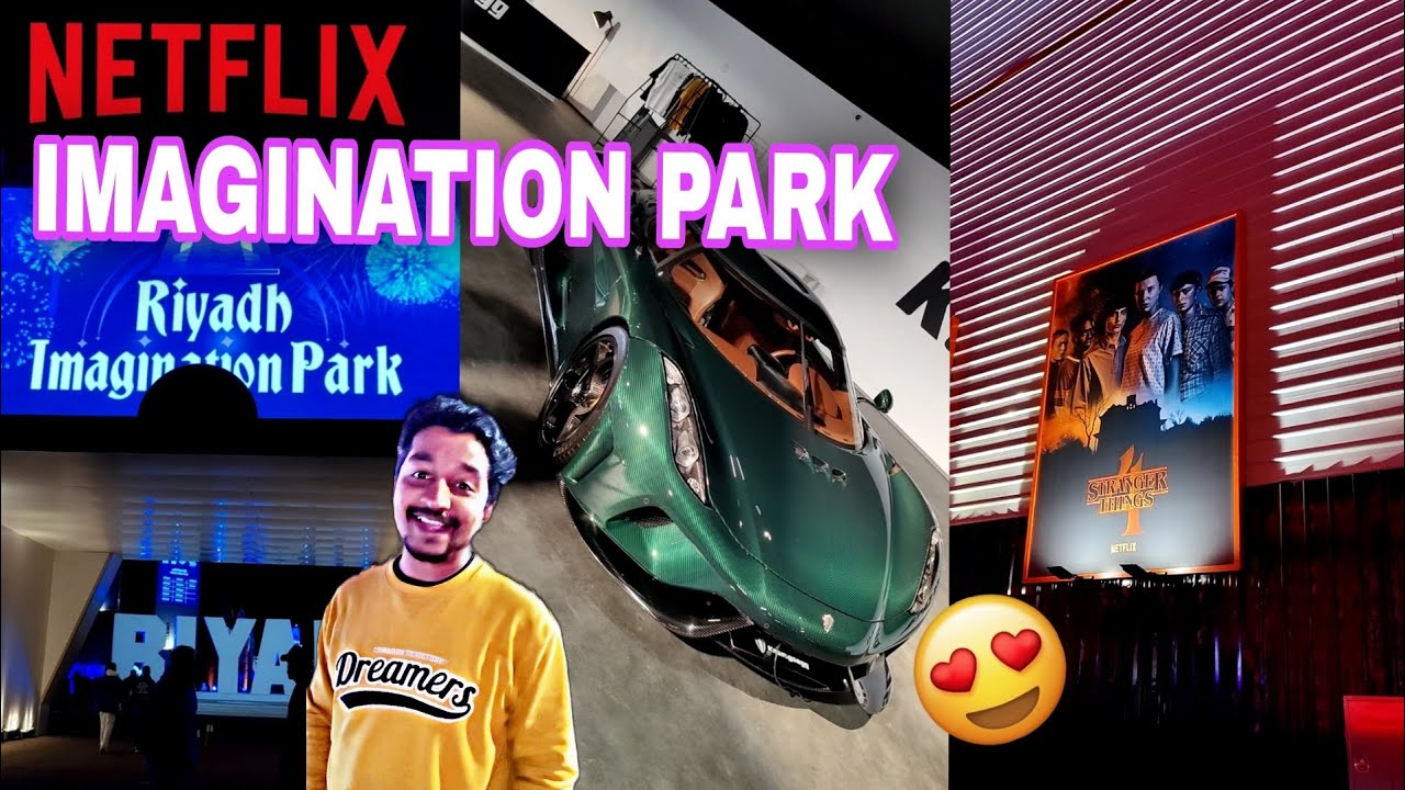 SUPERCAR show in Riyadh Imagination Park😱 NETFLIX SHOWS😍Indian family in Saudi Arabia
