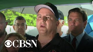 Florida emergency officials describe unprecedented response after building collapse