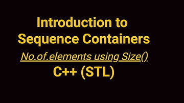 3 Vector Functions 1 | STL | C++ | Algorithms | Data Structures