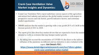 Crank Case Ventilation Valve market