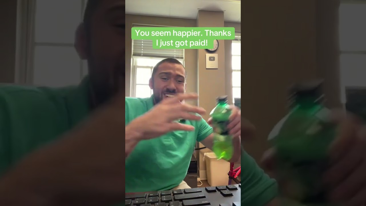 I am always happy, but getting paid, but getting paid helps out. 