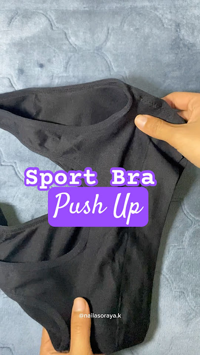 Seamless bra push up sport bra #bratanpakawat #pushupbra #sportbra #brawanita