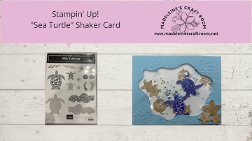 Shaker Sea Turtle Card