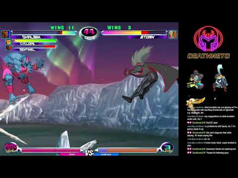 MvC2 Dhalsim 80% rushdown to Unfly Infinite K.O. sequence 8/16/23