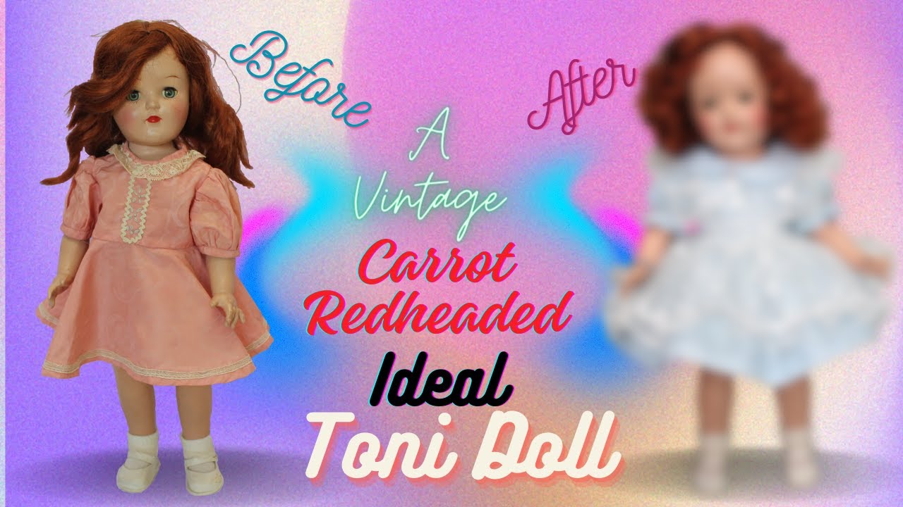 Restoration of a 70 yr old Ideal Toni Doll/Before and After 