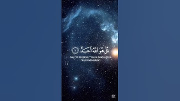 سورة الاخلاص.. تلاوة خاشعة..آيات بينات من الذكر الحكيم