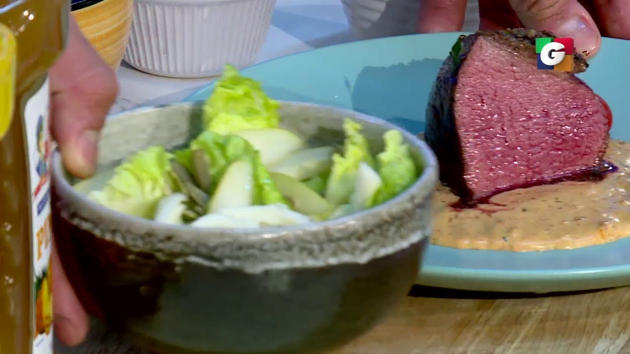 Steak en Salsa de Chiles y Ensalada Fresca YouTube