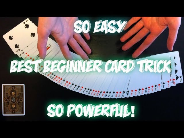 The Best Card Trick For Beginners Easy And Awesome Card Trick Revealed Youtube