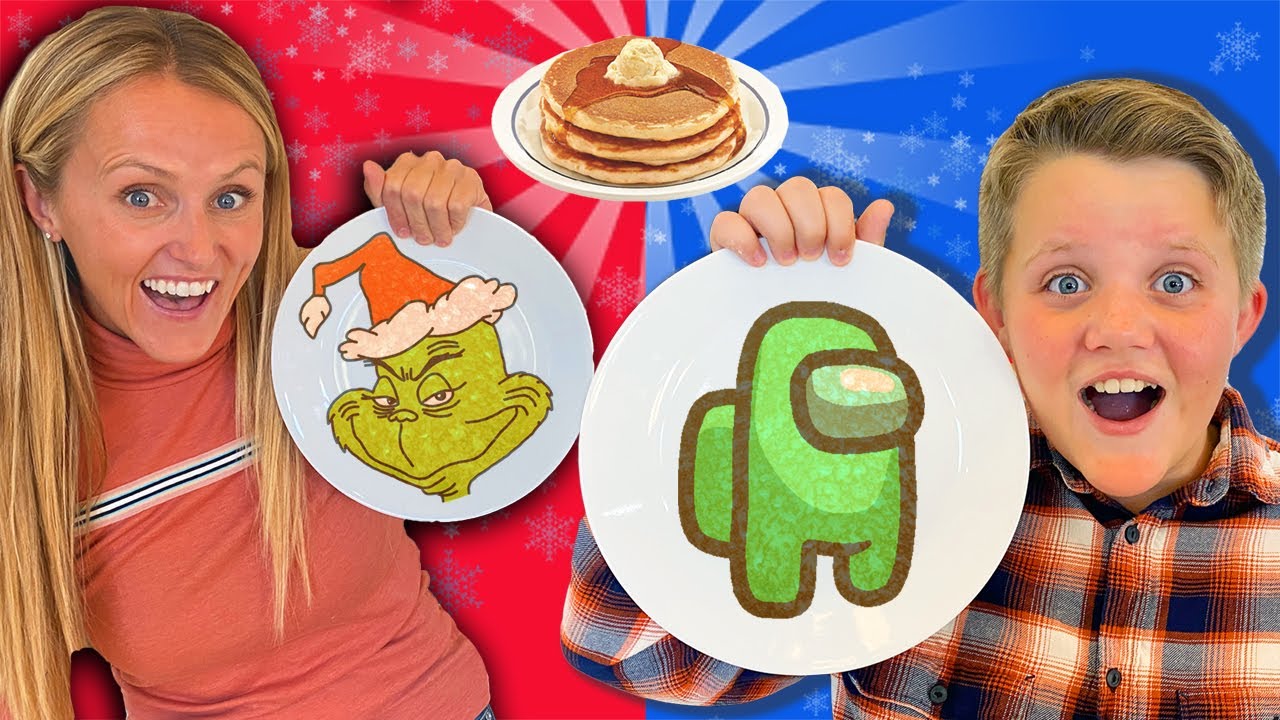 Pancake Art Breakfast Challenge! Learn to Make DIY Pancake Art!