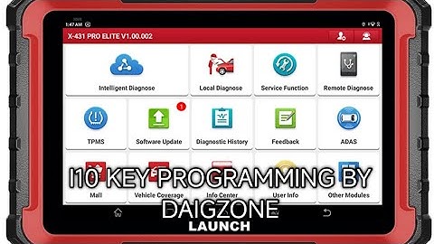 i10 key programming by #launch ecm change kaise kare