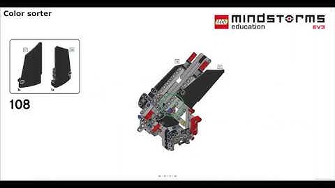 Lego EV3 Color Sorter building instruction