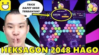 TRICK DAPAT SKOR TERBANYAK DI HEKSAGON 2048 HAGO - HAGO GAME TERBARU! screenshot 2