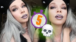 5 Minute Goth Glam Makeup Routine