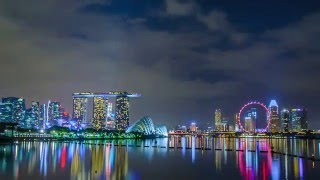 Time Lapse 2016 Singapore New Year fireworks