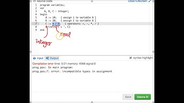2.2 Pascal Variables (Real)