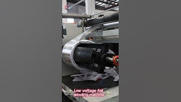 Low voltage foil winding machine #daelimtransformer #transformer #canada #factory #usa  #viral
