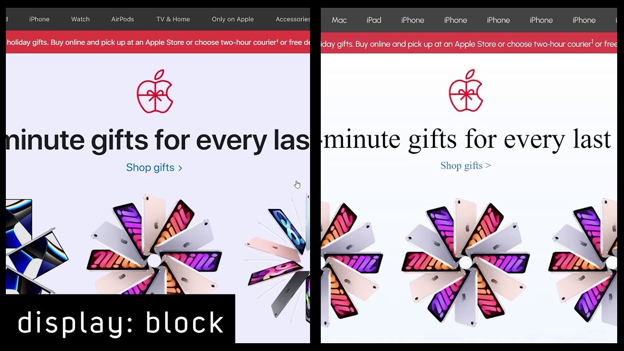 Recreating Apple's Website using HTML and CSS - YouTube