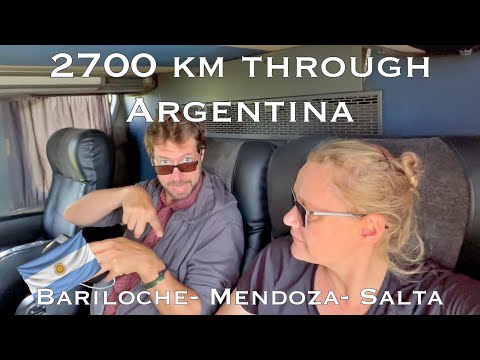 From Bariloche to Salta with Night Buses. (Room Tour and Food)