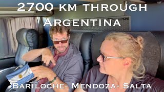 : From Bariloche to Salta with Night Buses. (Room Tour and Food)