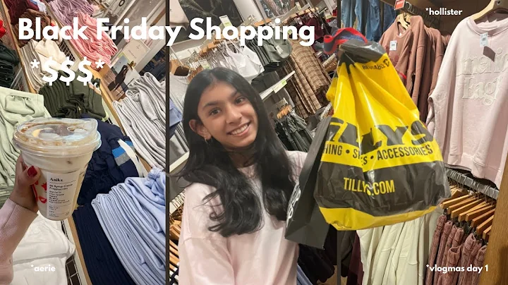 VLOGMAS DAY 1 | Christmas Shopping + Haul!!! 🎄 ✨ 🛍️