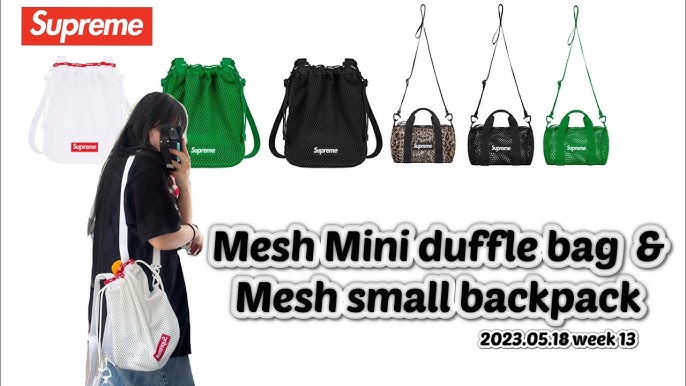 supreme mesh mini duffle bag