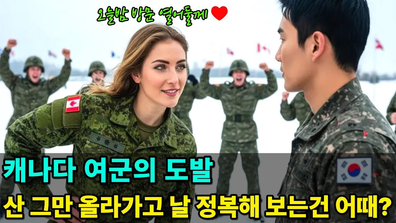 Outline Video "날 이기면 오늘밤 내방으로 와"한국 특전사 무시한 캐나다 여군의 최후 #오디오북 #노후드라마