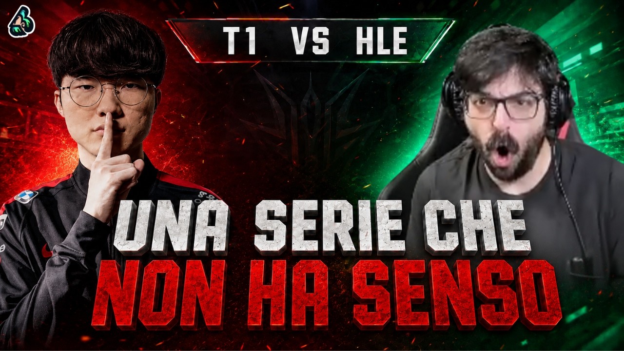 LA SERIE PIÙ BELLA MAI VISTA??? - T1 VS HLE - LCK SUMMER PLAYOFFS 2026
