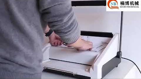 Desktop Office Velo Binding Machine Manual For A4 Notebook