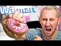 Donut Cheeseburger?! | 10 Strange Walmart Items!