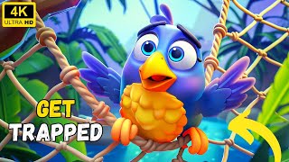 Why Did Blue Sparrow Get Trapped 🐦 Moral Stories For Kids In English 🦉 Hidden Secret 🌈🕊️