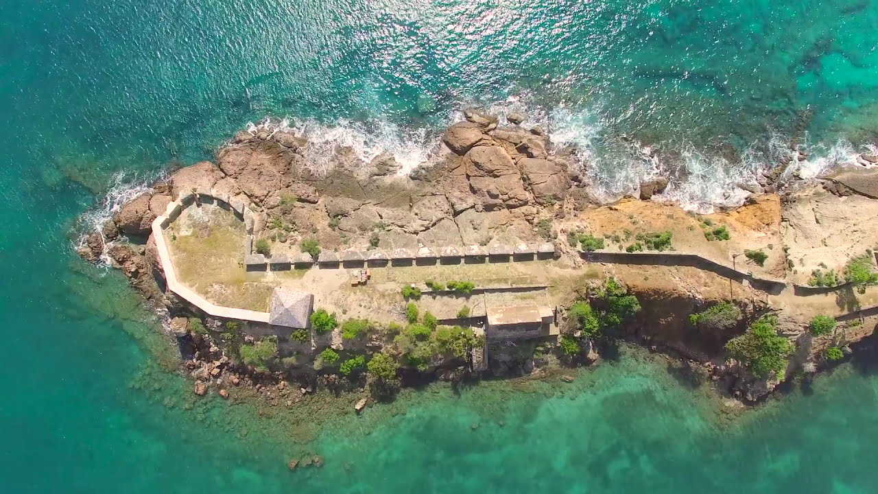 Cinematic travel footage from Antigua