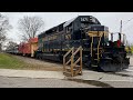 Western and Maryland 7471 at Ashley mi for the North Pole express train came in at 11:03 11/27/2022