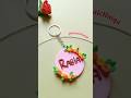 DIY Name Keychain #clayart #diy #art #shorts #viral