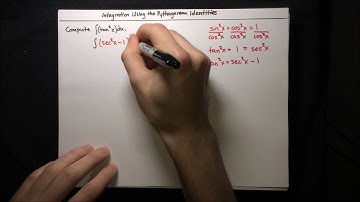 Integration Using the Trigonometric Pythagorean Identities