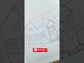 🏠SMALL HOUSE EXTERIOR DESIGN II SIMPLE HAND DRAWING FRONT ELEVATION #smallhousedesign