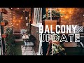 SMALL BALCONY TRANSFORMATION UPDATE | BUDGET RENTER FRIENDLY TERRACE MAKEOVER