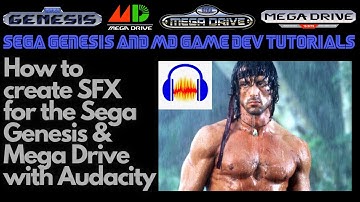 How to Create SFX for the Sega Genesis & Mega Drive With Audacity - Beginner Game Dev Tutorials