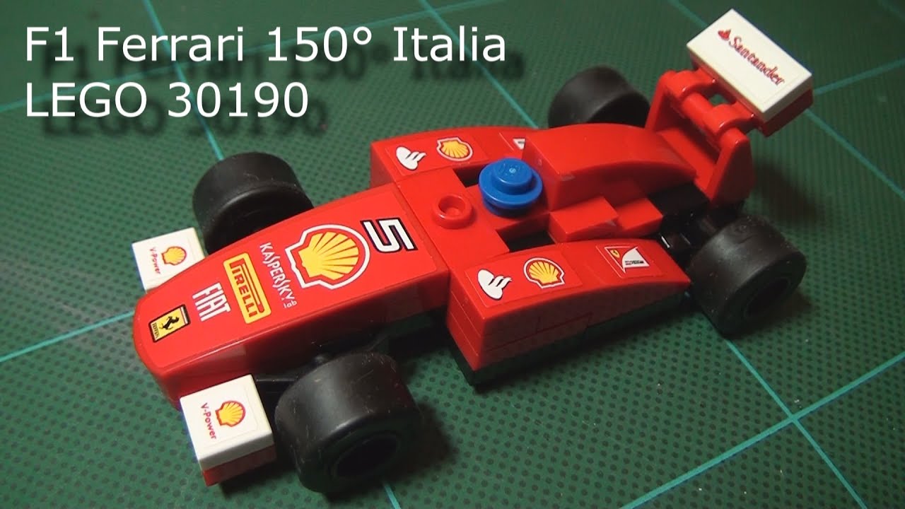 tredobbelt sløring Vulkan Shell V-Power - LEGO® model Ferrari Collection F1 Ferrari 150° Italia 30190  - YouTube