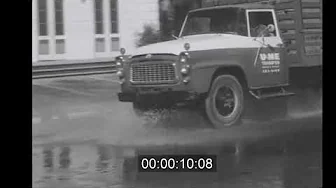 FLOODS IN WEST PALM BEACH; FLAGLER DRIVE; March 7, 1962