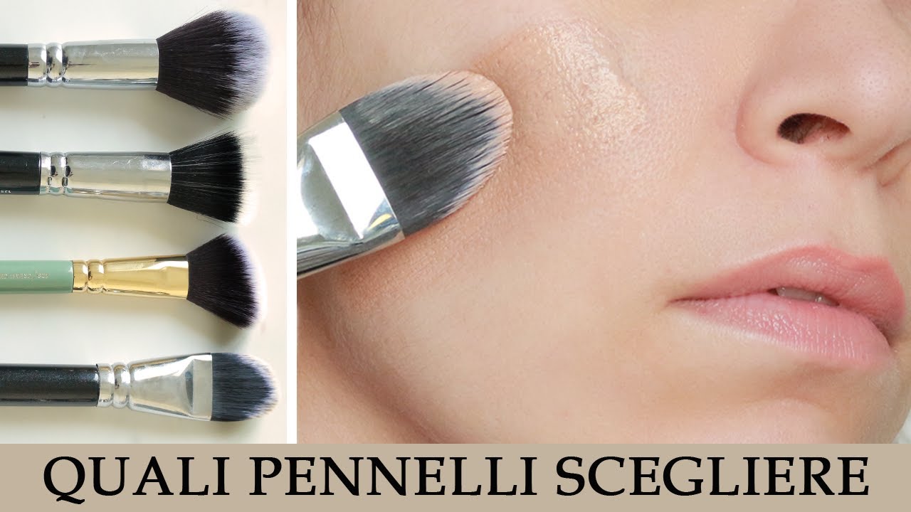1. I pennelli indispensabili per il trucco viso